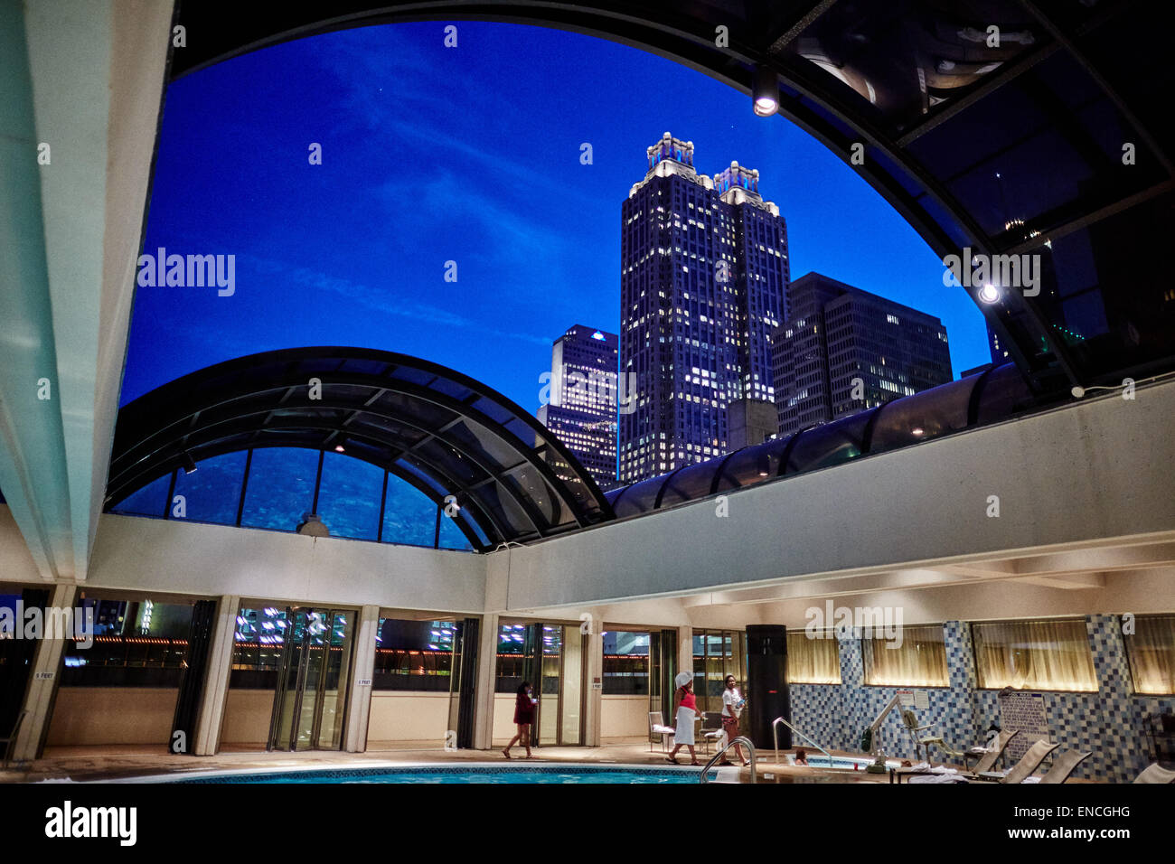`Downtown Atlanta in USA The Atlanta Marriott Marquis is a 52